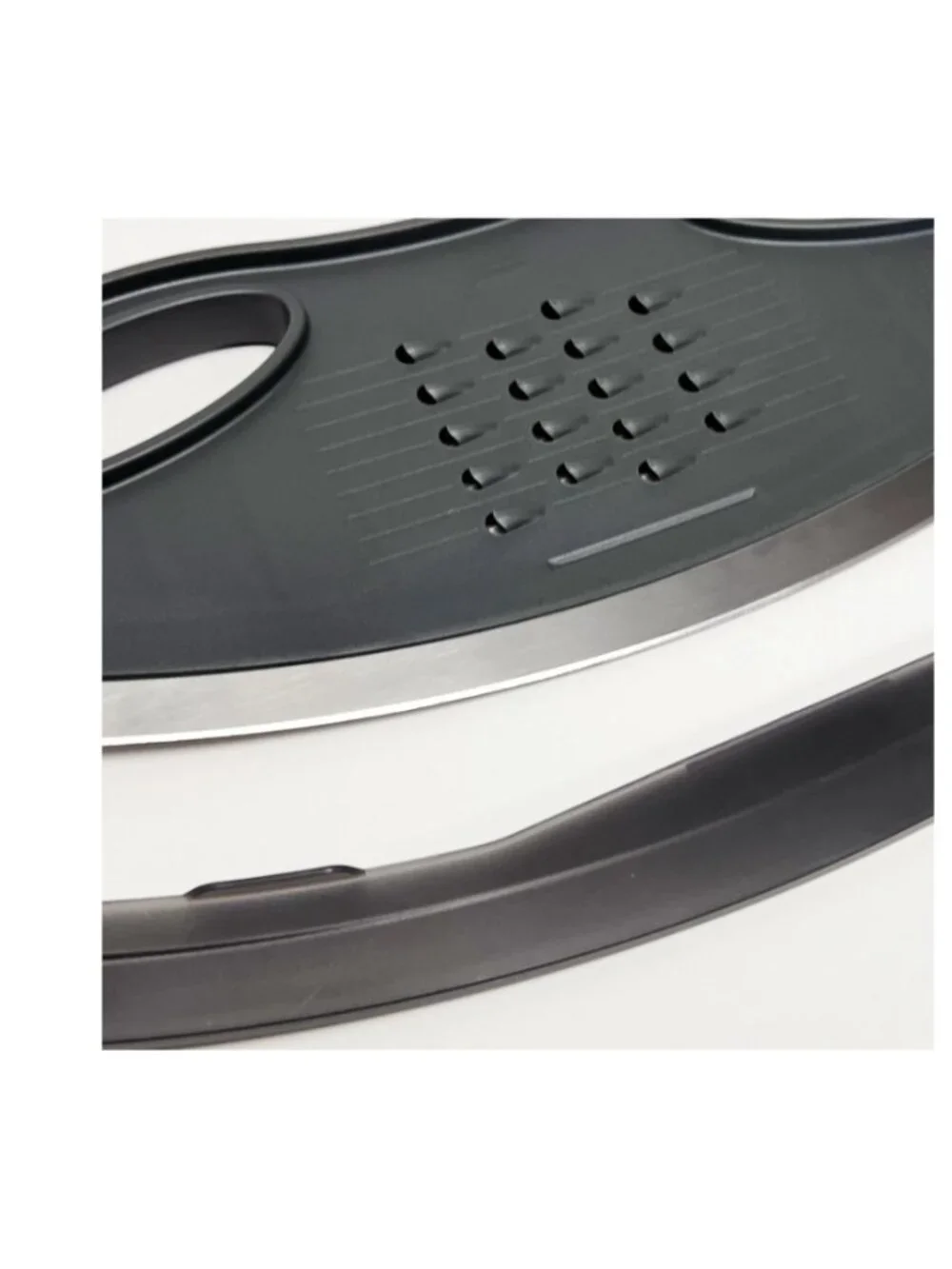 Kuhn Rikon XL Pizza Mezzaluna Knife & Grater with Sheath K51500 NEW GREY
